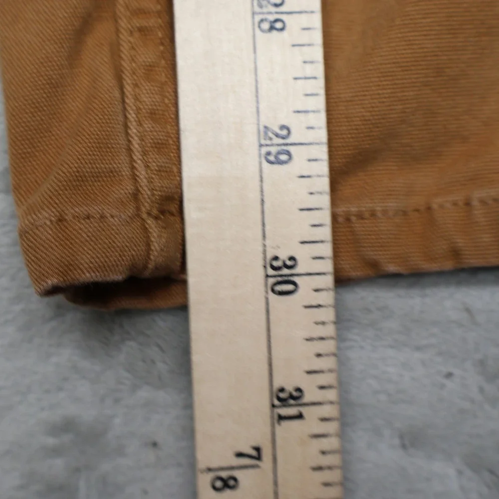 Carhartt Pants Womens 2 Short Brown Essential Ashland Relaxed Fit Workwear 29x30